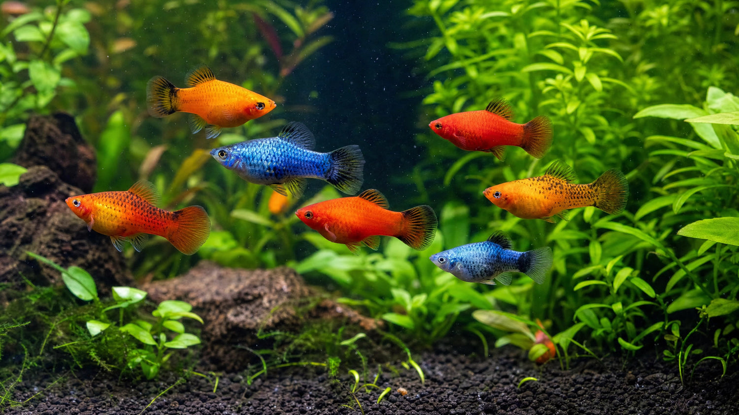 Platy im Aquarium
