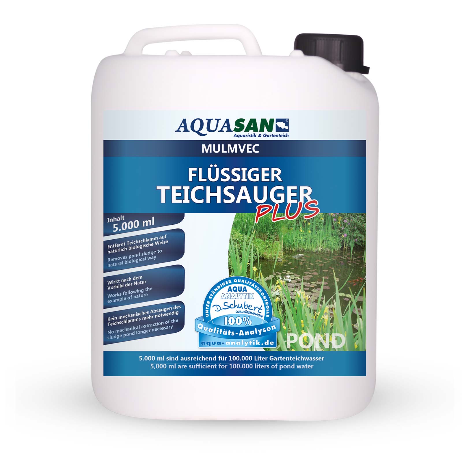 AQUASAN Gartenteich 5er Komplettpflege SPAR-SET