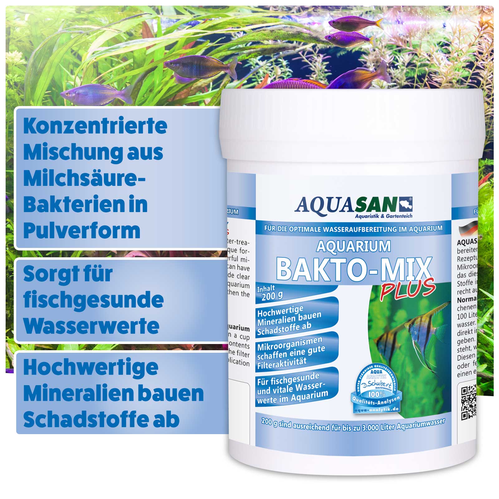 AQUASAN Bakto-Mix PLUS für Aquarien
