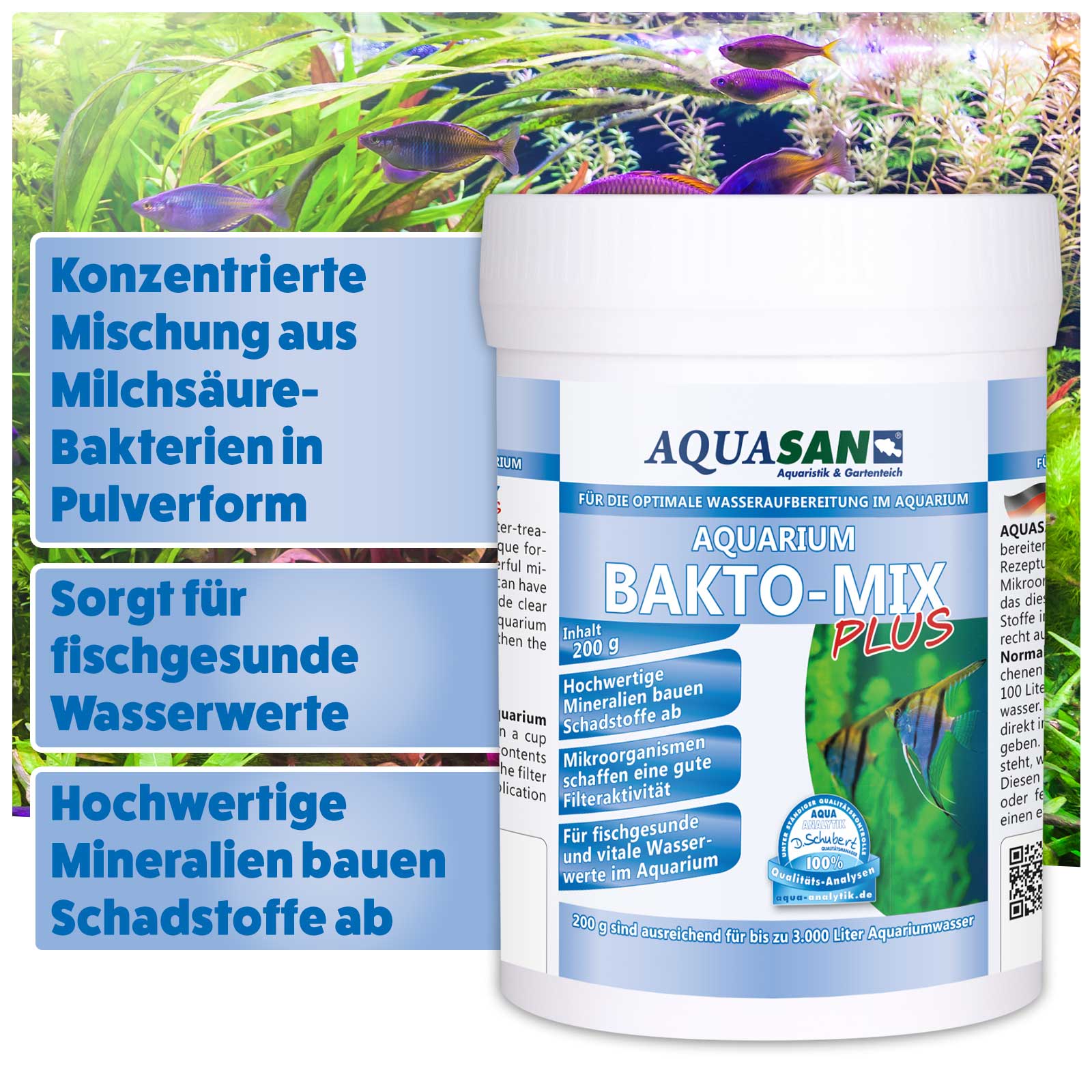 AQUASAN Bakto-Mix PLUS für Aquarien