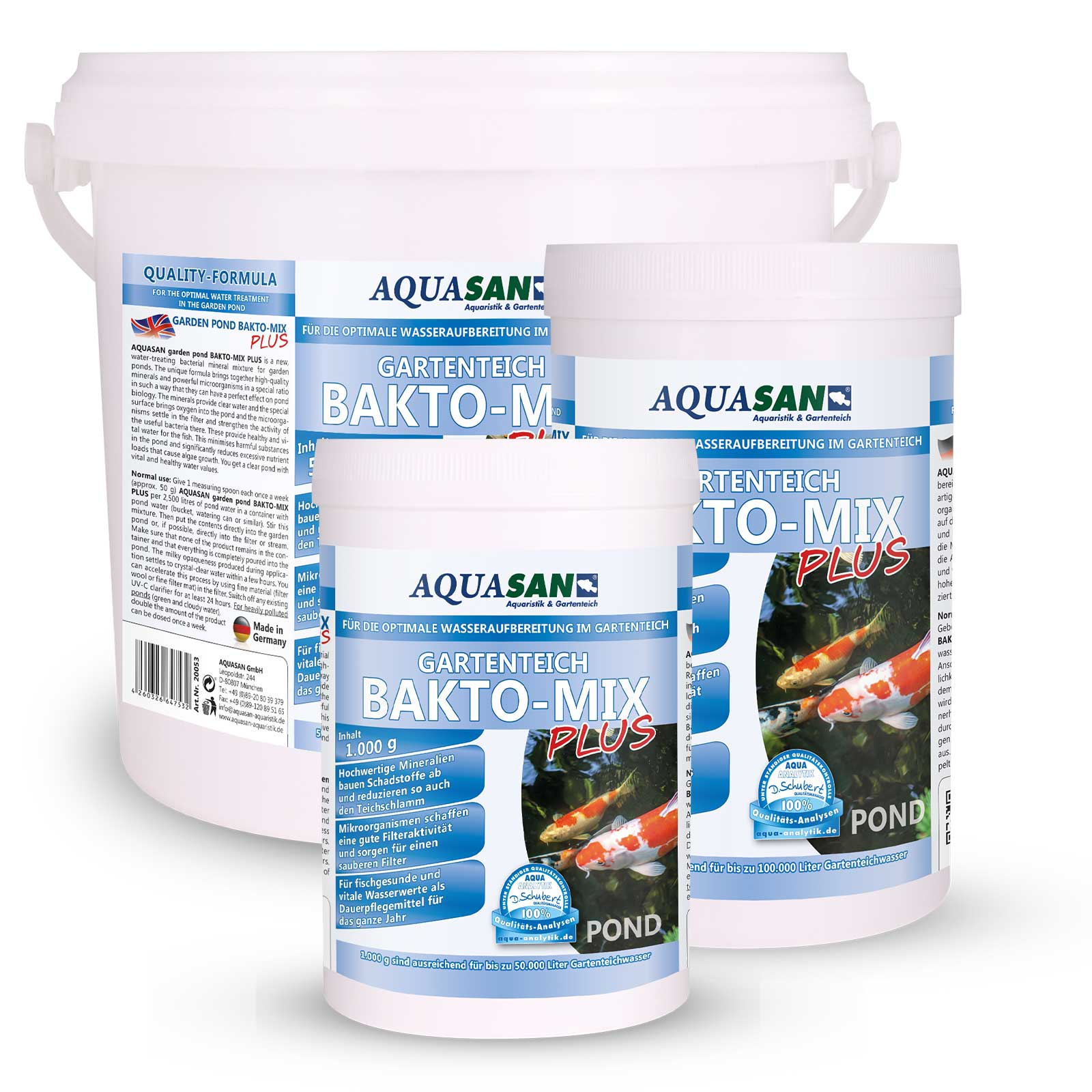 AQUASAN Bakto-Mix PLUS für Gartenteiche