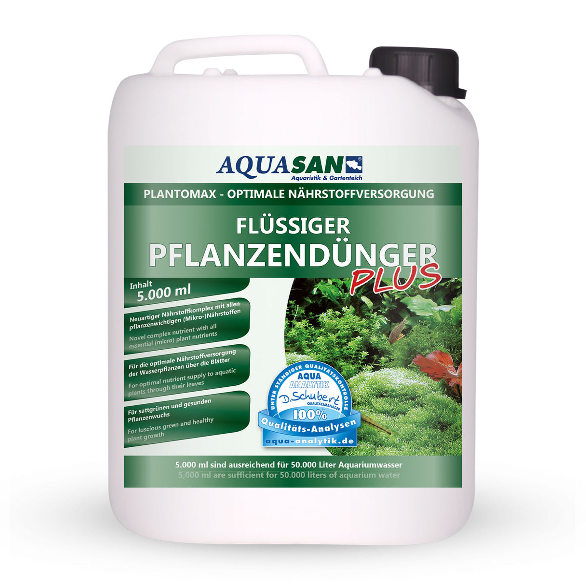 AQUASAN Plantomax Pflanzendünger PLUS für Aquarien