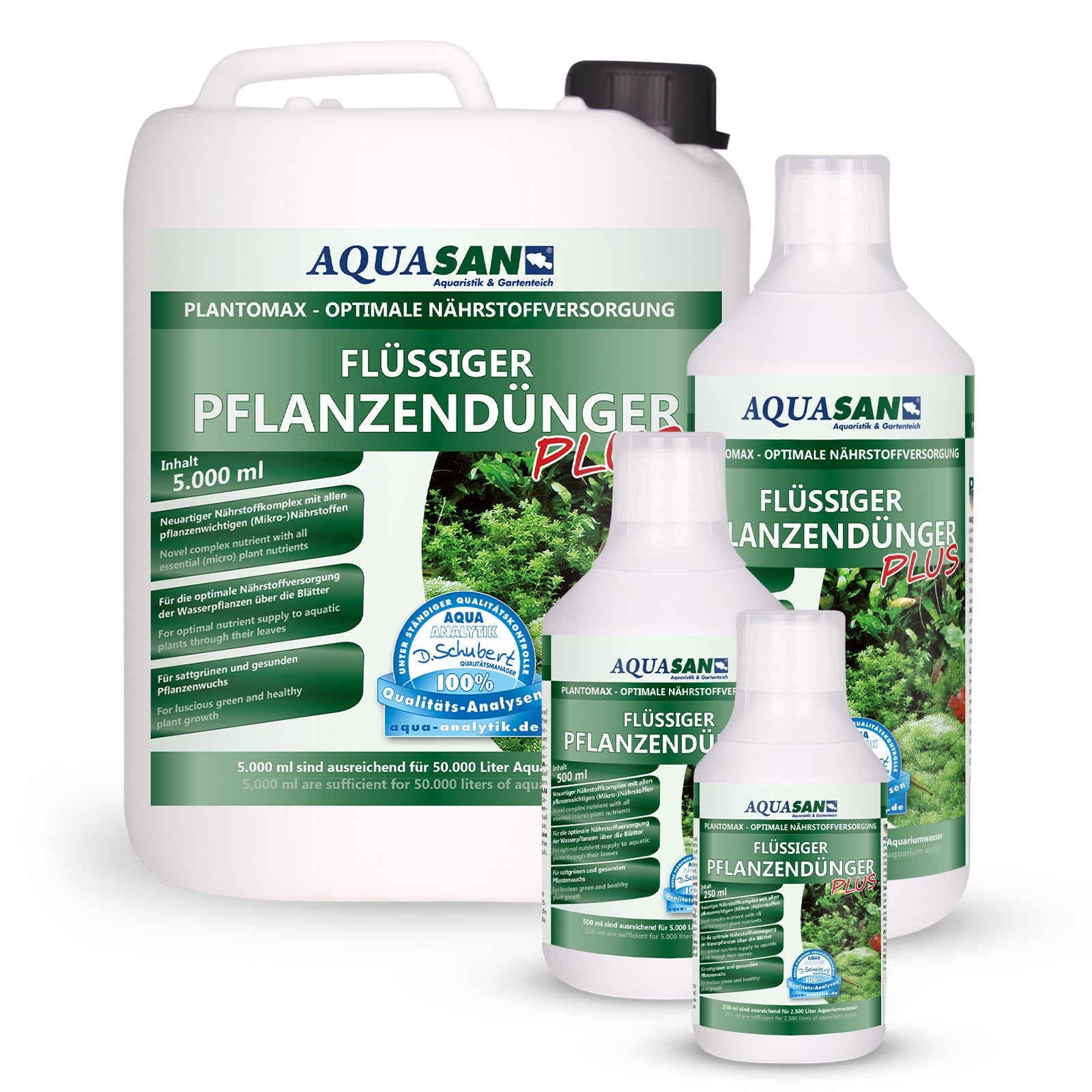 AQUASAN Plantomax Pflanzendünger PLUS für Aquarien
