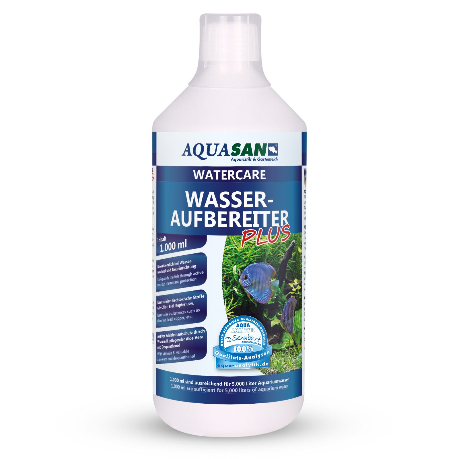 AQUASAN Watercare Wasseraufbereiter PLUS für Aquarien