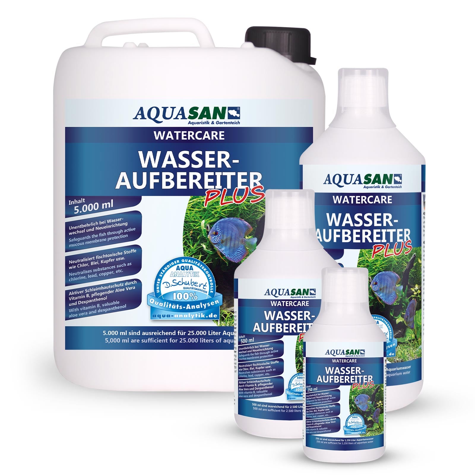 AQUASAN Watercare Wasseraufbereiter PLUS für Aquarien