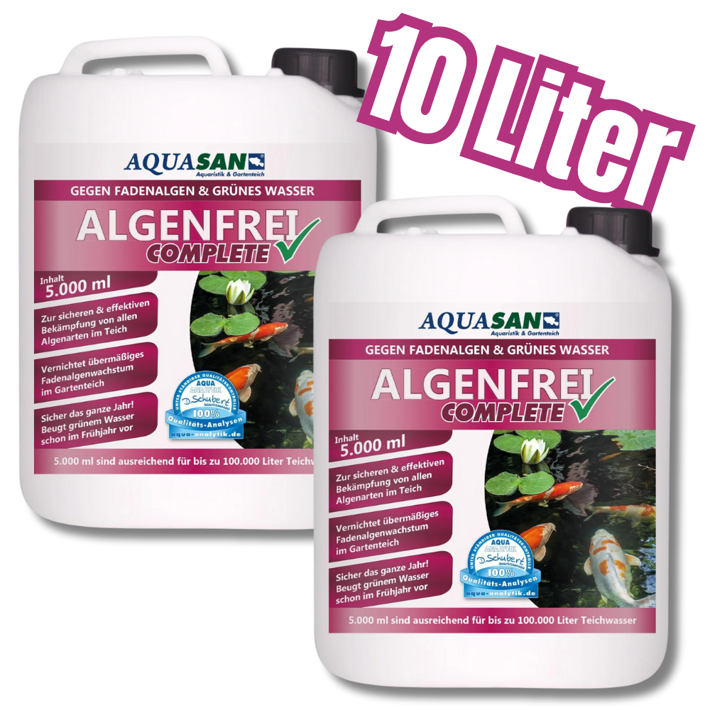 AQUASAN Algenfrei Complete PLUS für Gartenteiche
