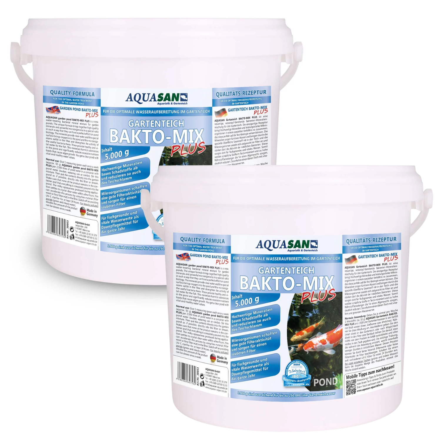 AQUASAN Bakto-Mix PLUS für Gartenteiche