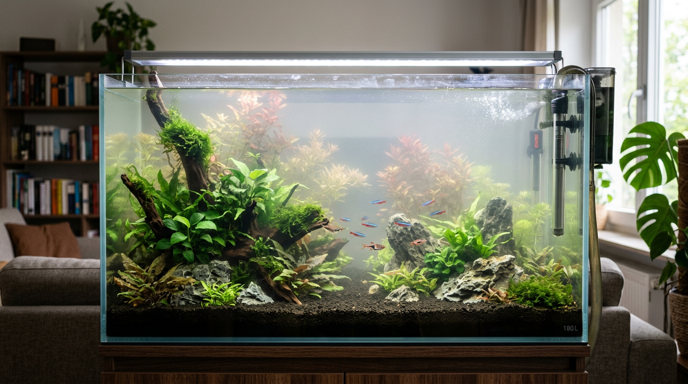 Trübes Wasser im Aquarium