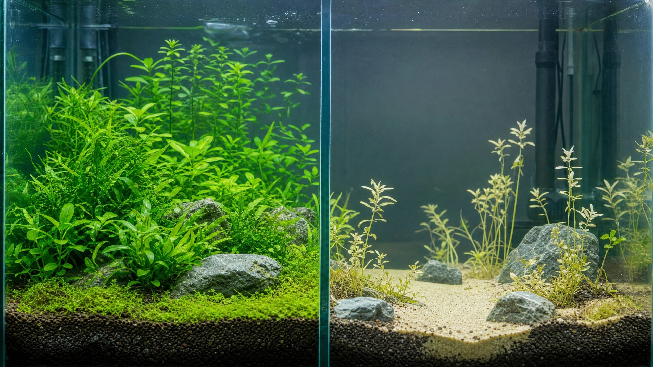 Aquariumpflanzen wachsen nicht