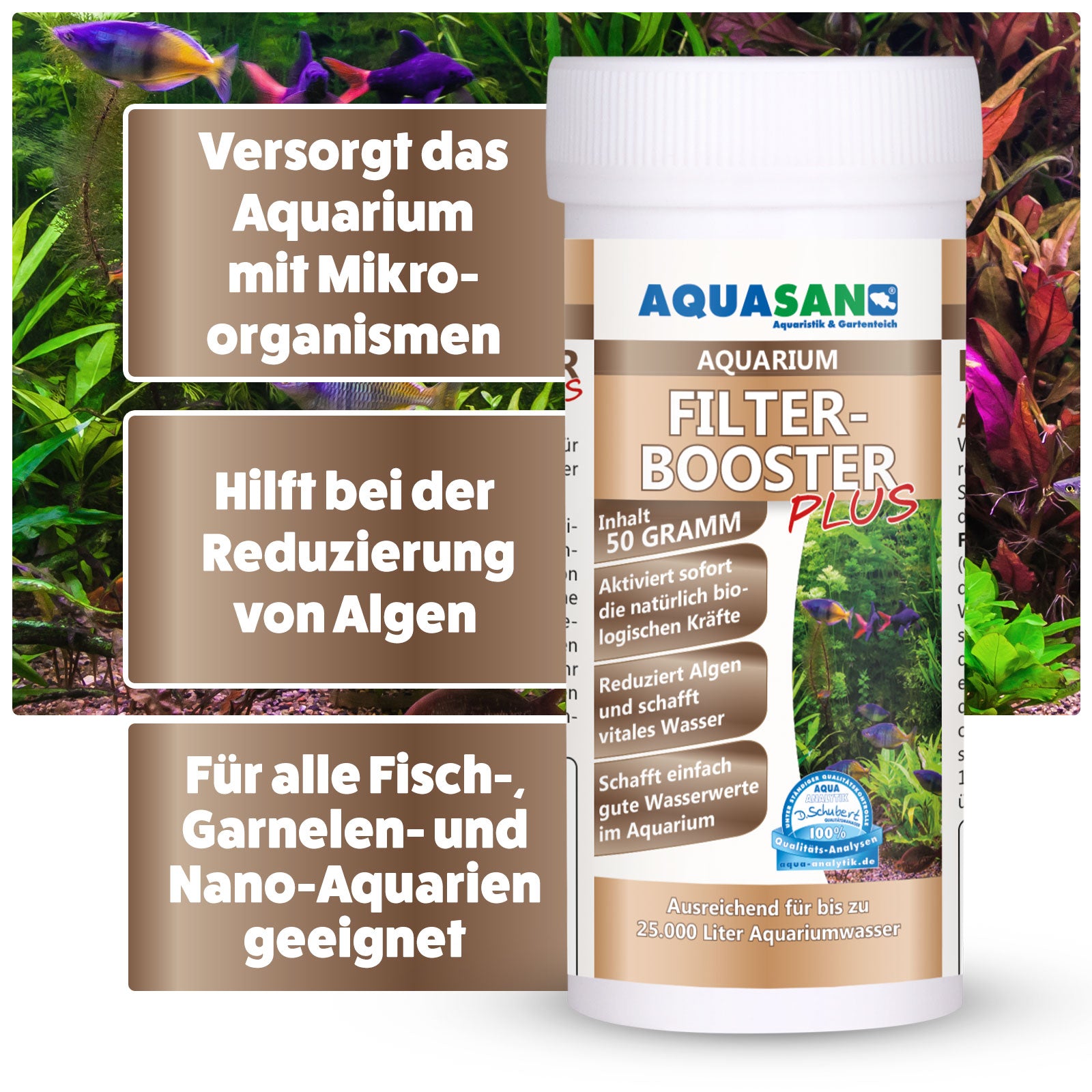 AQUASAN FilterBooster PLUS für Aquarien