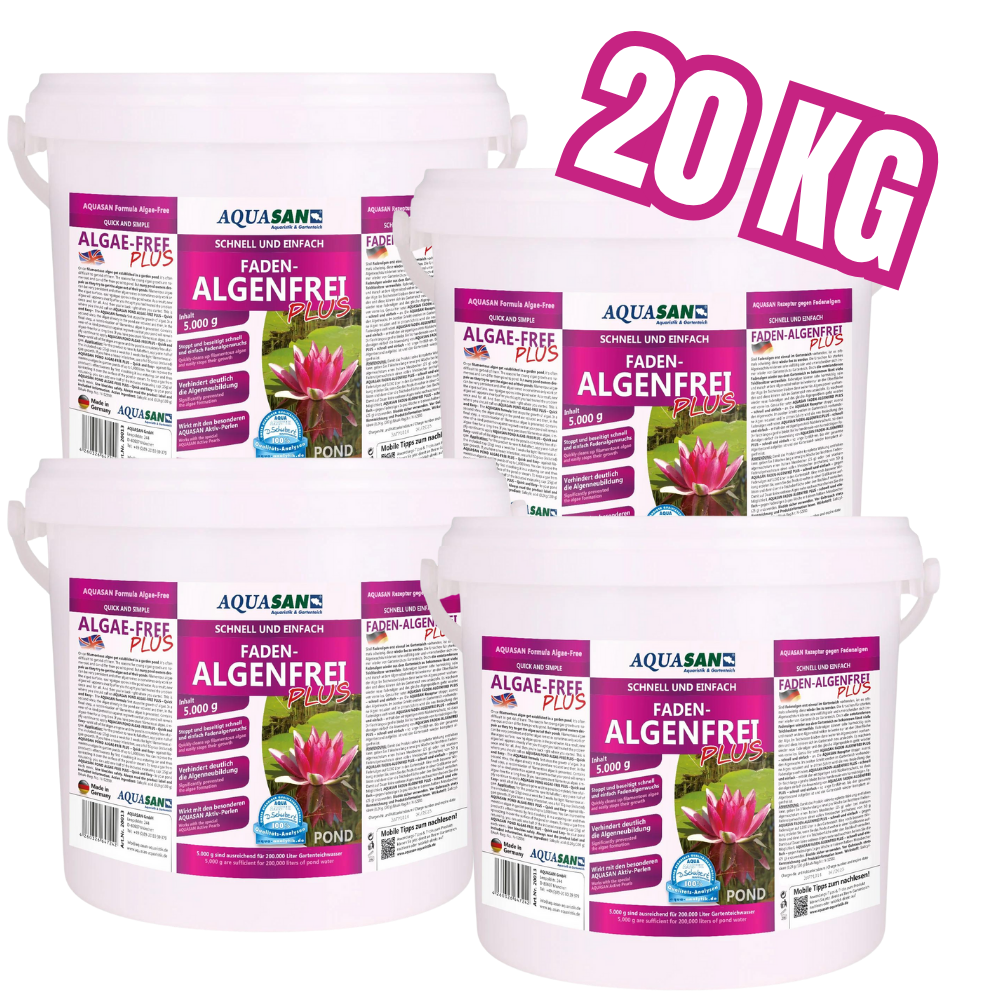 AQUASAN Faden-Algenfrei PLUS für den Gartenteich